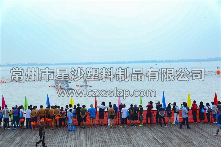 句容鐵人三項(xiàng)比賽浮筒碼頭-常州市星沙塑料制品有限公司11