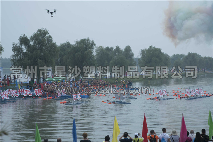 句容鐵人三項(xiàng)比賽浮筒碼頭-常州市星沙塑料制品有限公司5