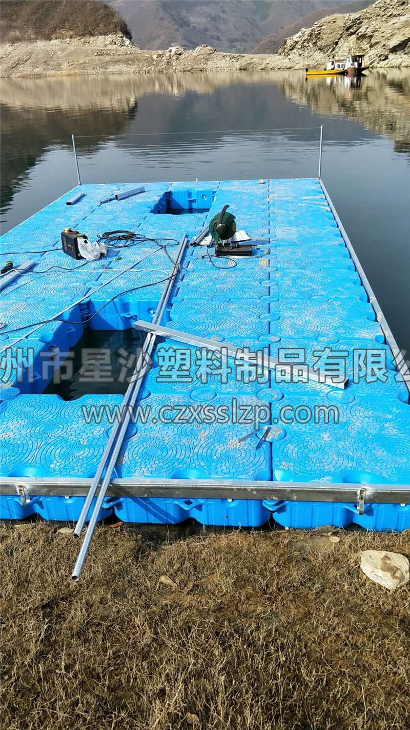 常州市星沙塑料制品有限公司客戶案例-四川水庫釣魚平臺5