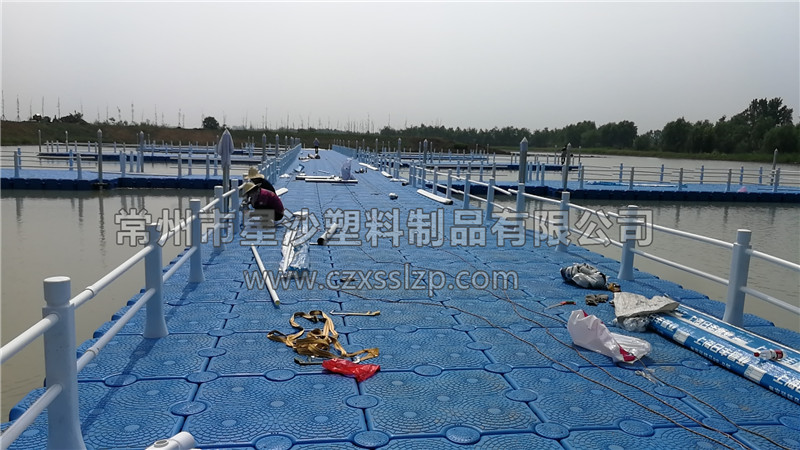 常州市星沙塑料制品有限公司客戶案例-安徽亳州水上平臺7