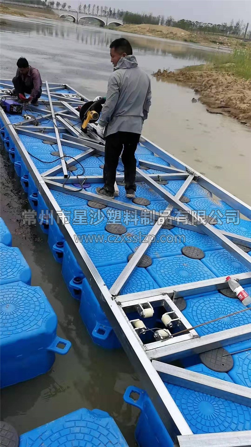 江蘇南京浮筒碼頭-常州市星沙塑料制品有限公司客戶案例3