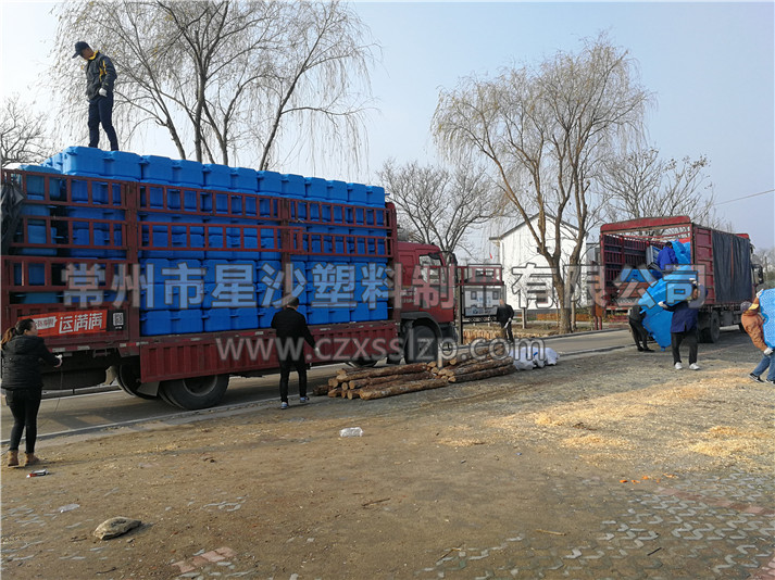 常州市星沙塑料制品有限公司客戶案例-浙江嘉善水面浮橋11